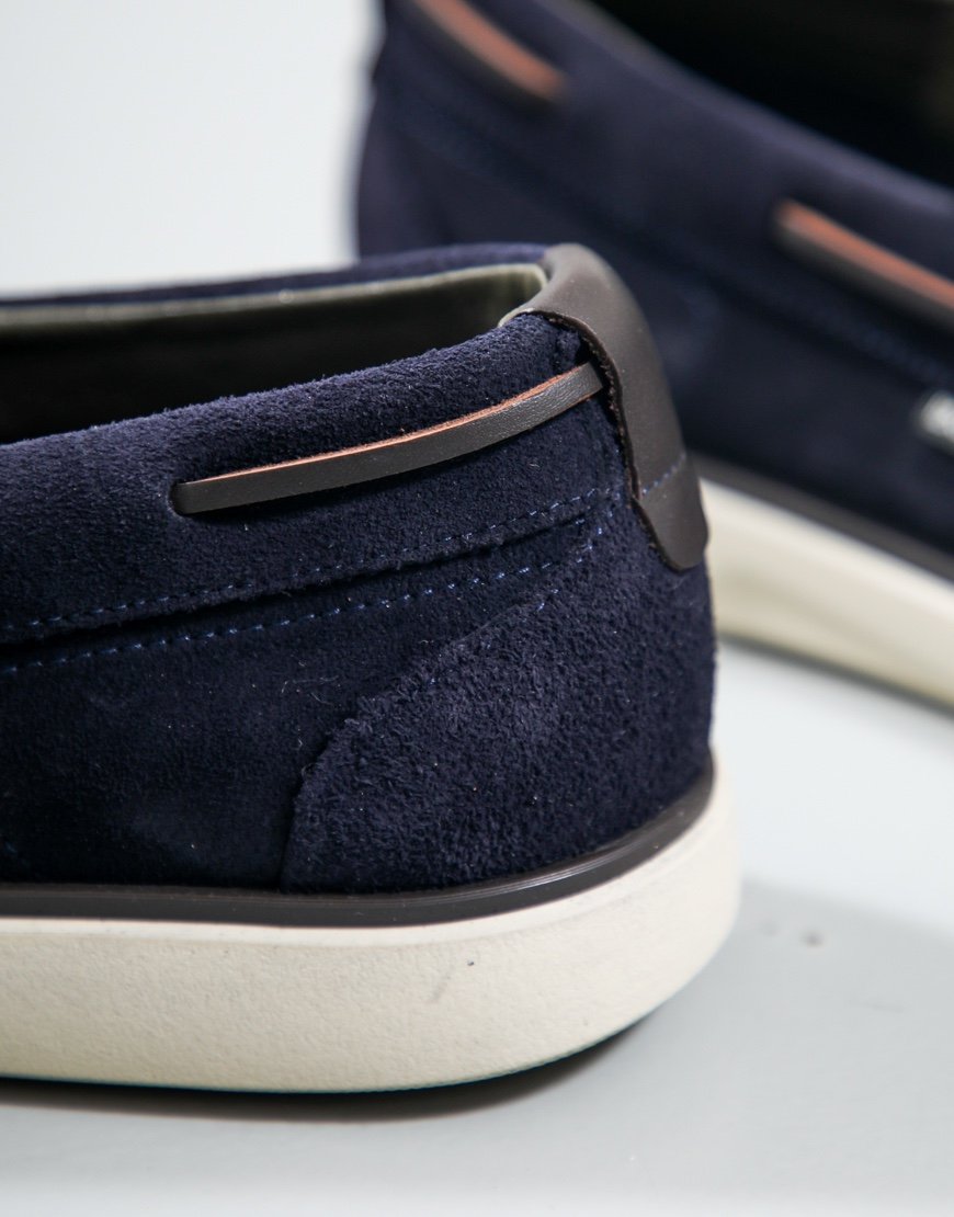 Barbour Rothley Boat Shoe Navy Suede
