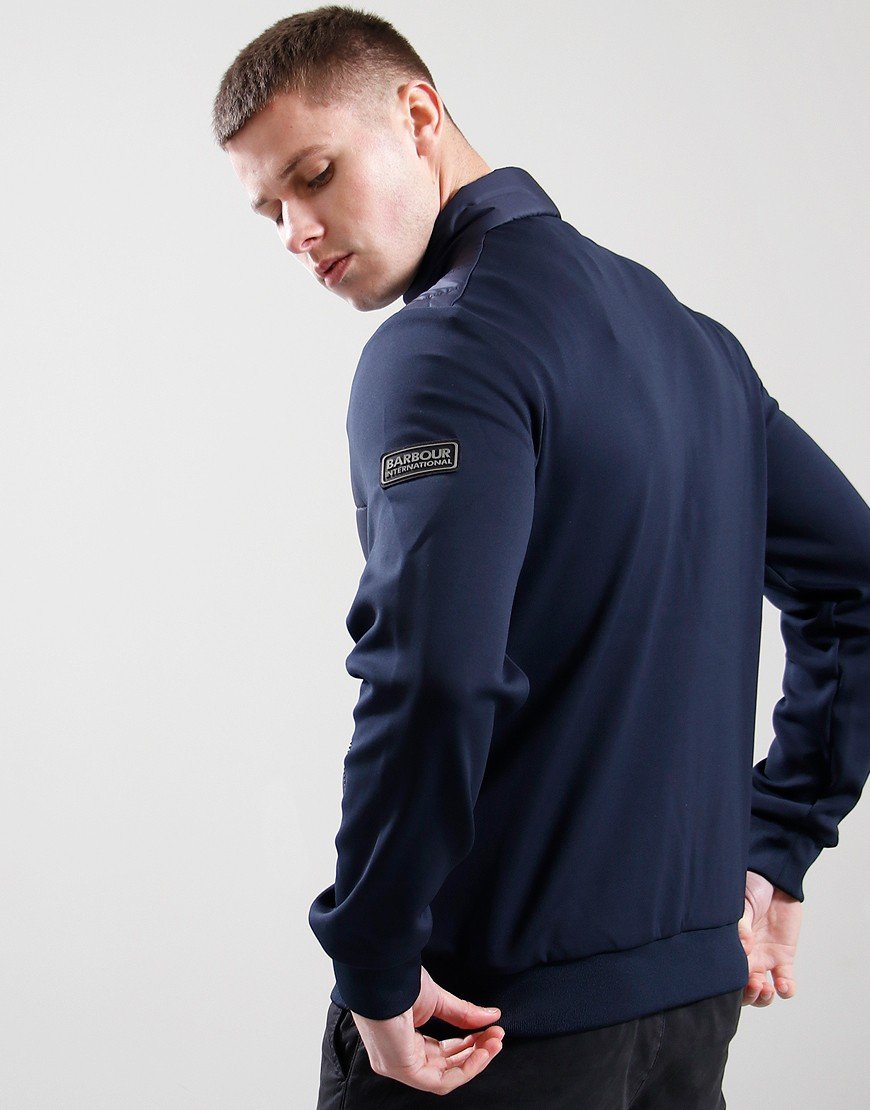Barbour International Counter Q Sweat Navy