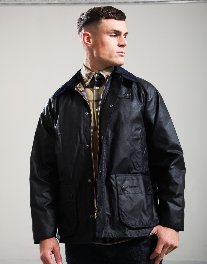 Barbour Bedale Wax Jacket Navy