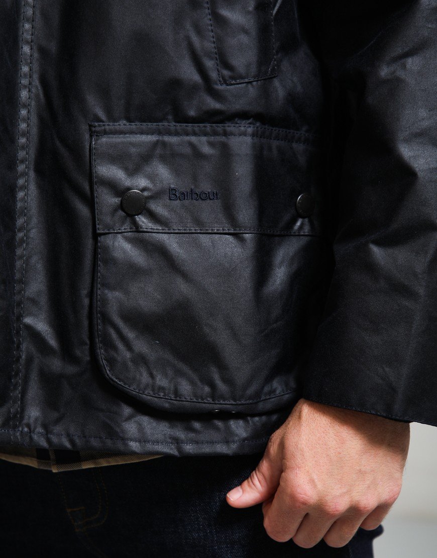 Barbour Bedale Wax Jacket Navy