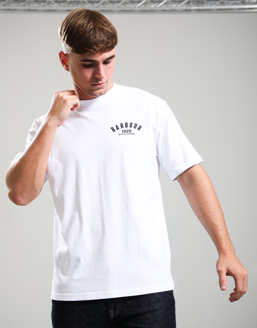 Barbour 1926 Graphic T-Shirt White