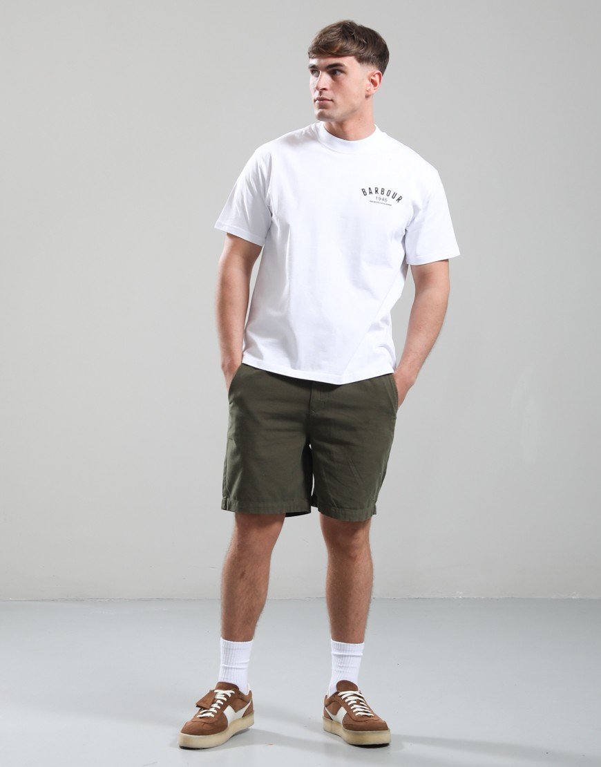 Barbour 1946 Graphic OS T-Shirt White