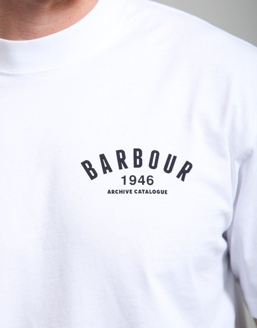 Barbour 1946 Graphic OS T-Shirt White