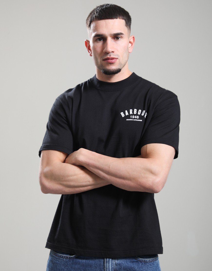 Barbour 1946 Graphic OS T-Shirt Black