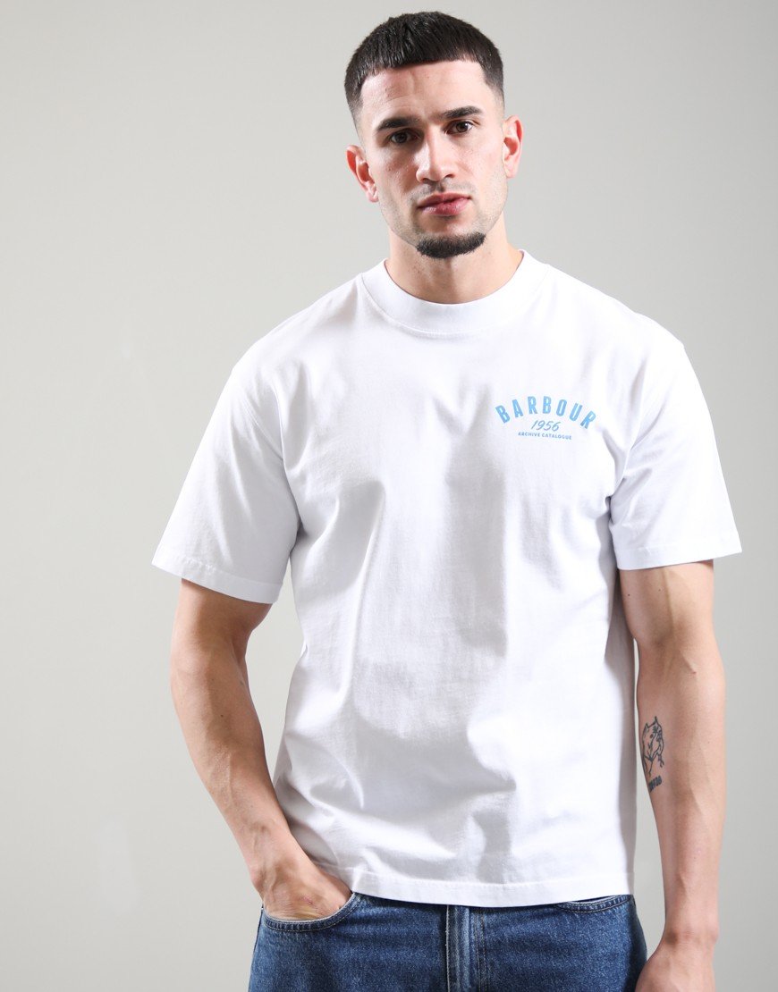 Barbour 1956 Graphic T-Shirt White