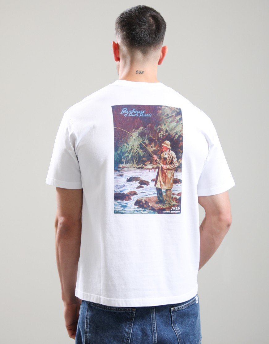 Barbour 1956 Graphic T-Shirt White