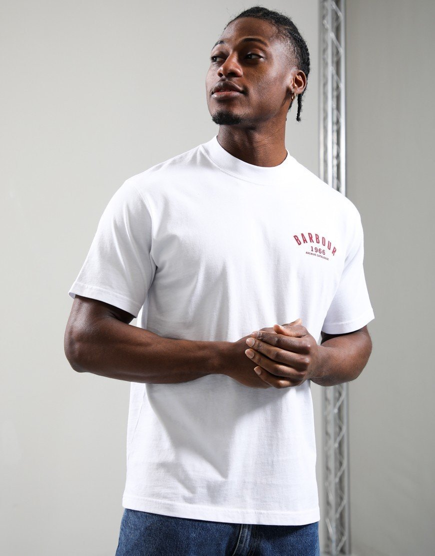 Barbour 1966 Graphic T-Shirt White