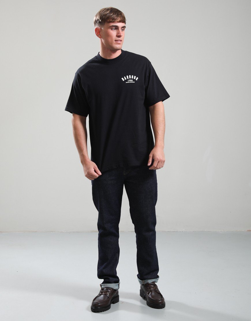 Barbour 1986 Graphic T-Shirt Black