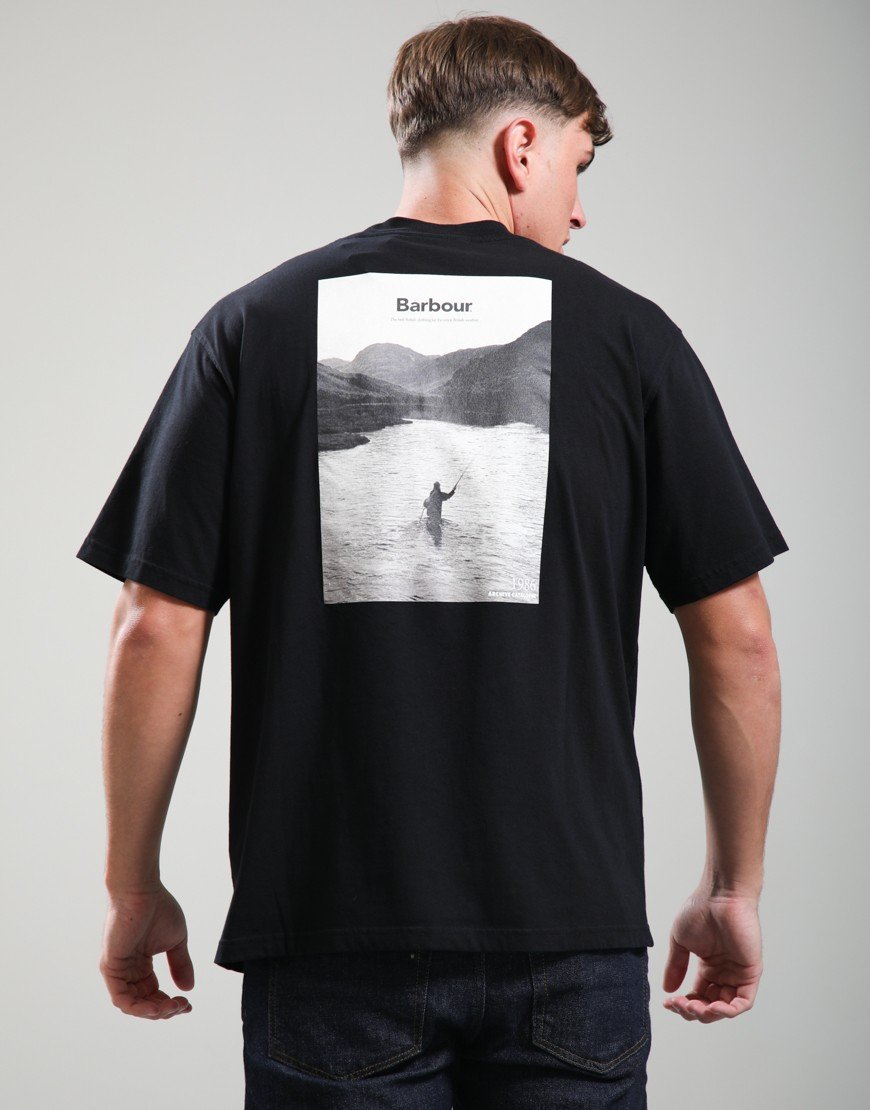 Barbour 1986 Graphic T-Shirt Black