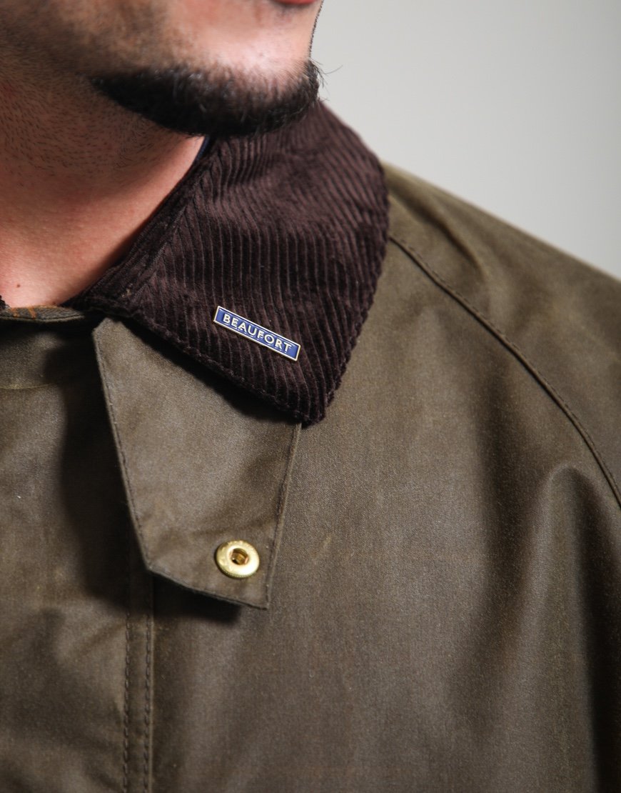 Barbour Icons Beaufort Wax Jacket Beech
