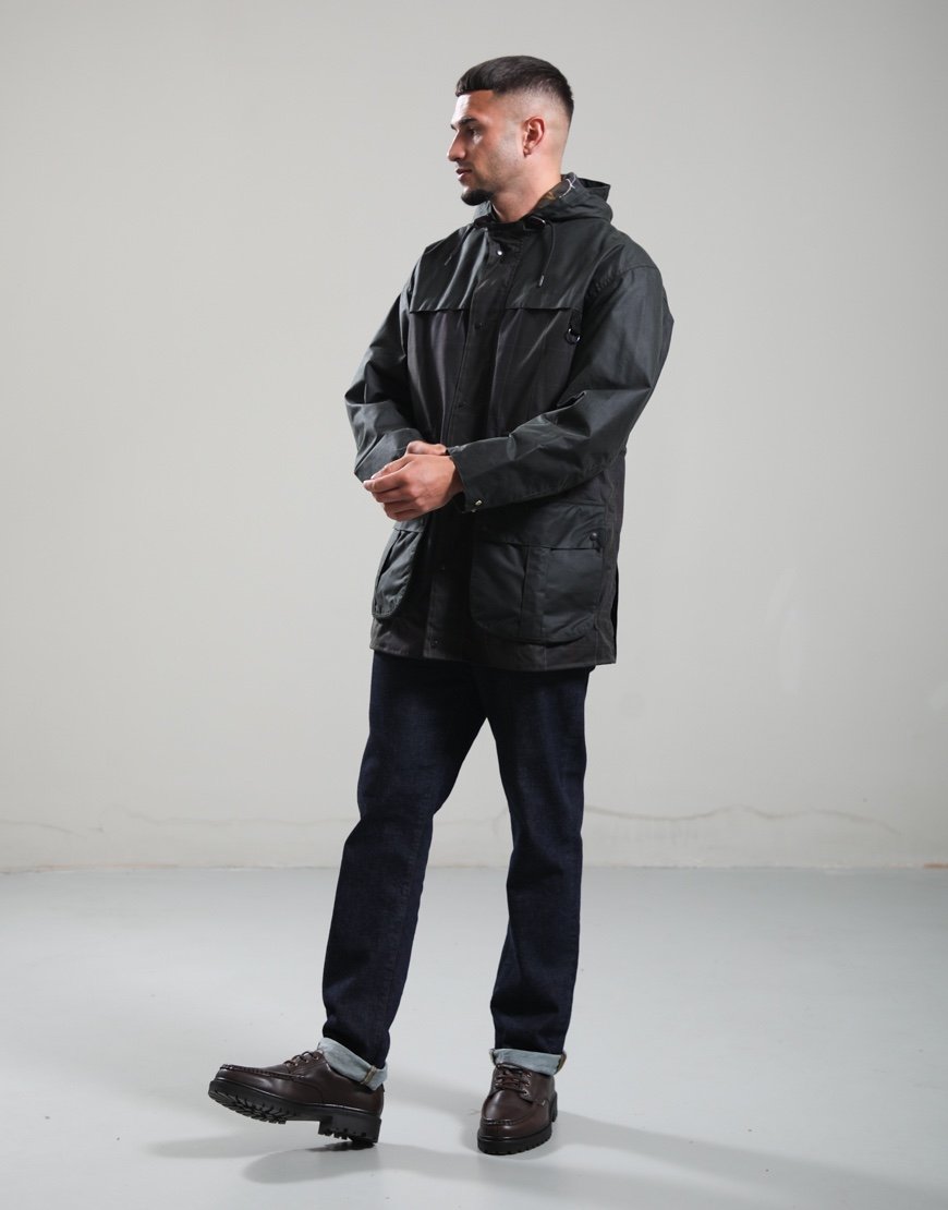 Barbour Icons Tartan Durham Wax Jacket Classic Tartan