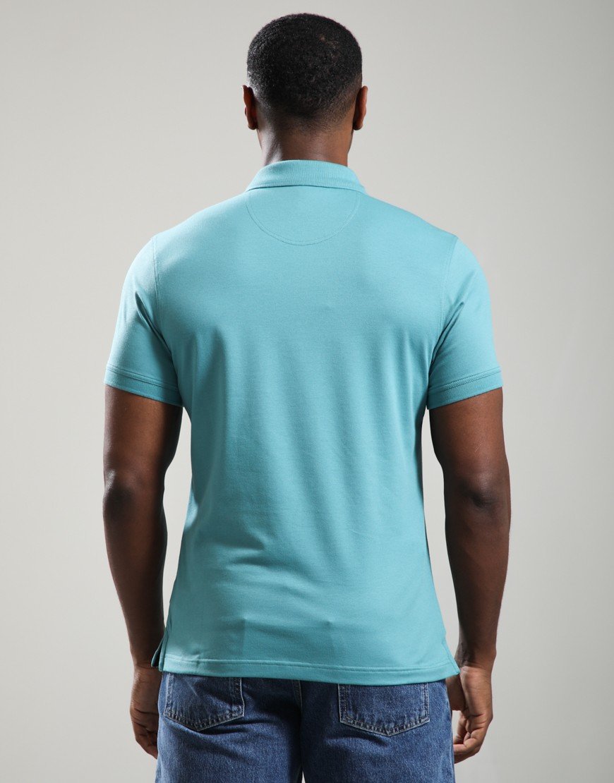 Barbour Active Polo Shirt Light Teal