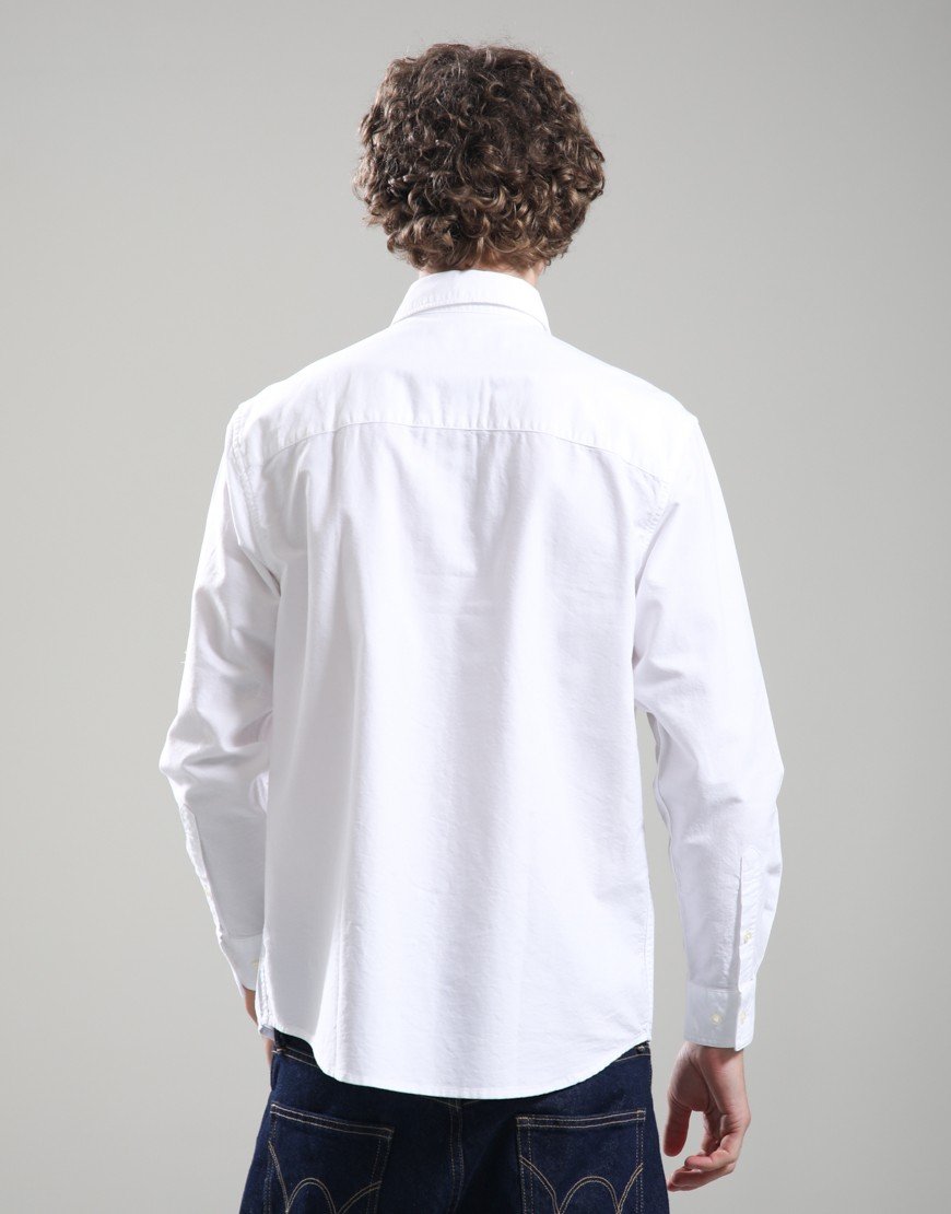 Barbour Arnham Oversized Oxford Jungle Shirt White