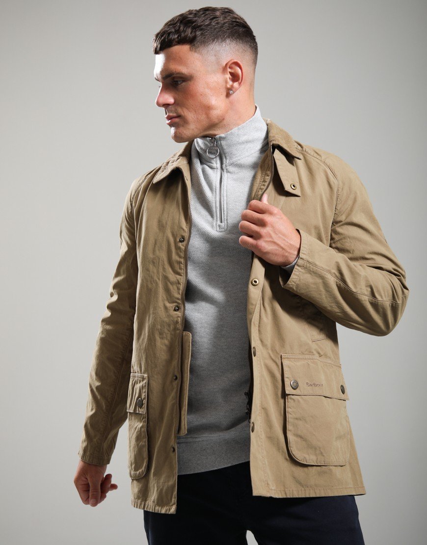 Barbour Ashby Casual Jacket Stone