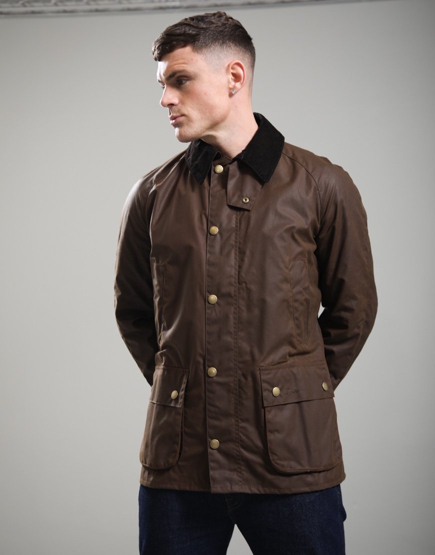Barbour Ashby Wax Jacket Bark
