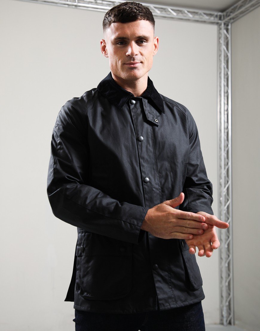 Barbour Ashby Wax Jacket Navy