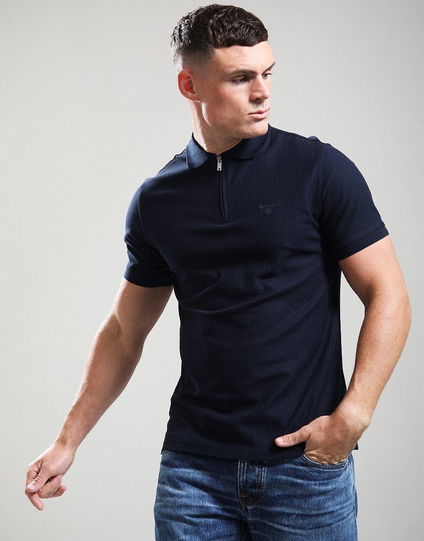 Barbour Backfield Polo Shirt Navy