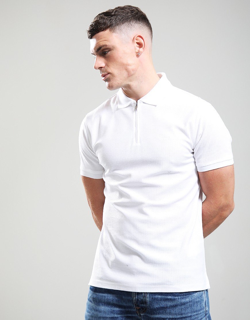 Barbour Backfield Polo Shirt White