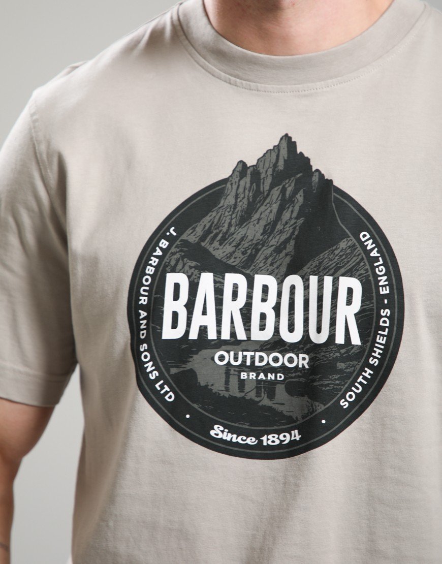 Barbour Basswood Relaxed T-Shirt Concrete