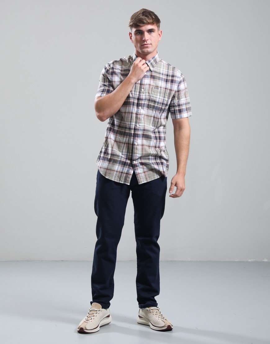 Barbour Baycliff Shirt Burnt Pepper