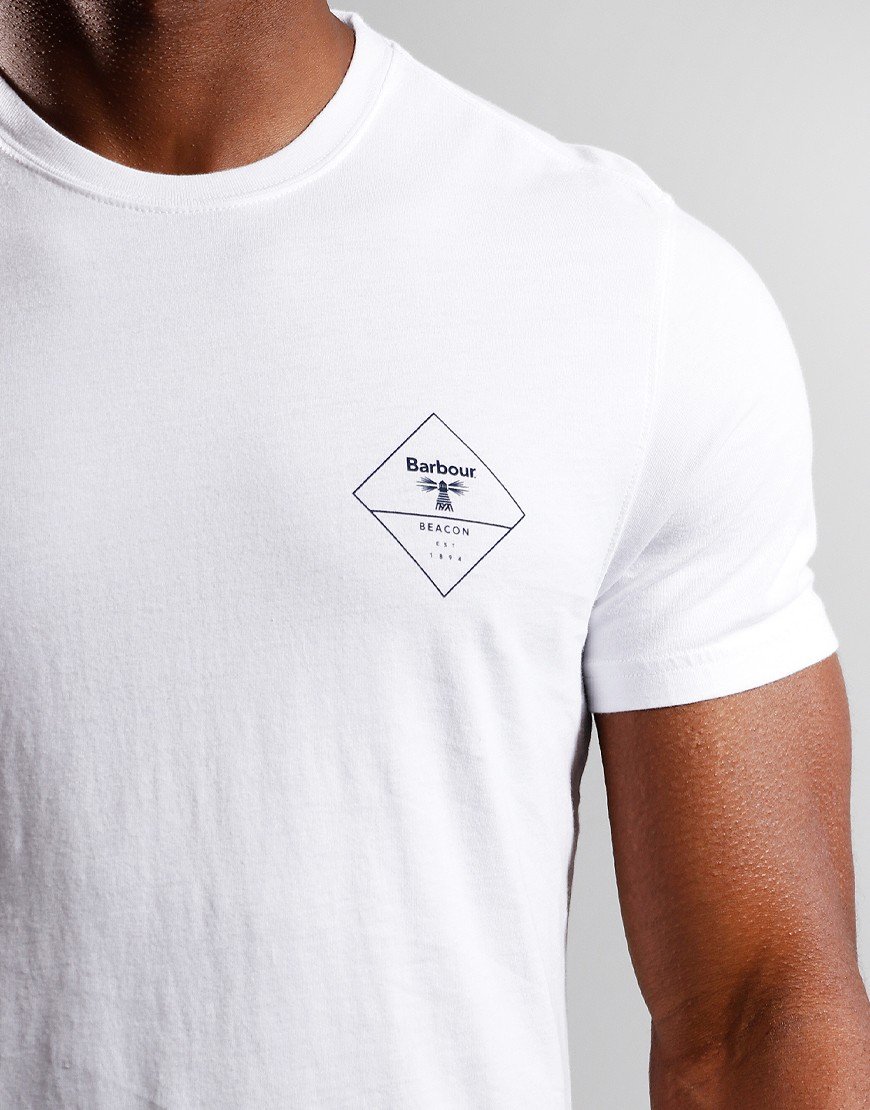 Barbour Beacon Box Logo T-Shirt White