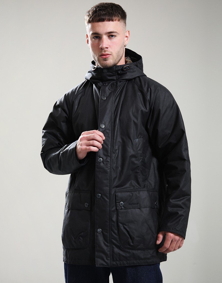 Barbour Bedale Parka Jacket Navy