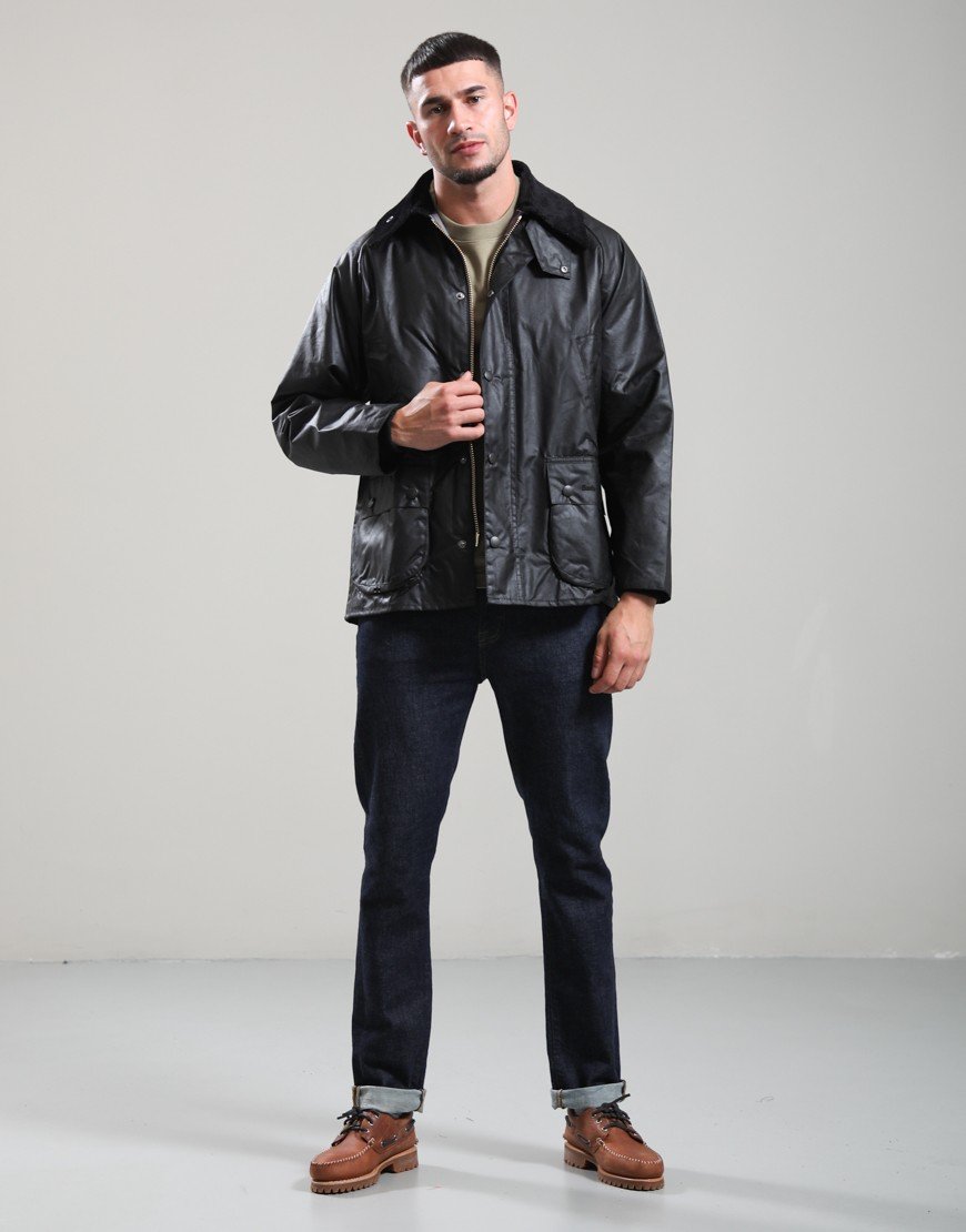 Barbour Bedale Wax Jacket Black