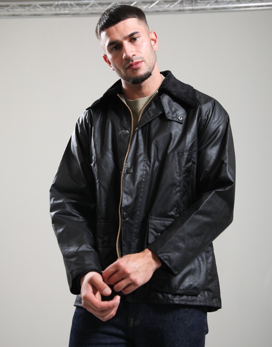 Barbour Bedale Wax Jacket Black