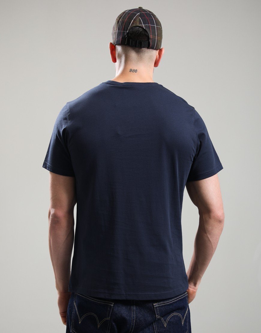 Barbour Berwick Tartan T-Shirt Navy