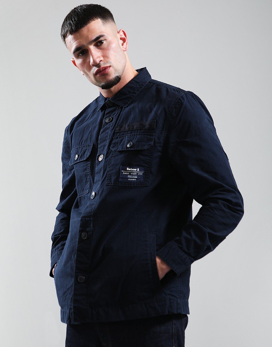Barbour Bidlam Overshirt Navy