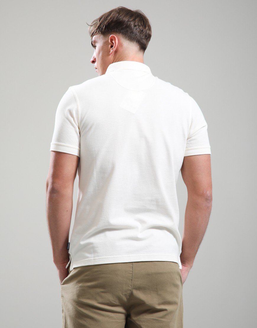 Barbour Blaine Tailored Polo Shirt Whisper White