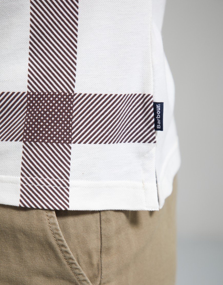 Barbour Blaine Tailored Polo Shirt Whisper White