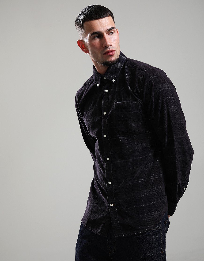 Barbour Blair Tailored Fit Long Sleeve Shirt Midnight