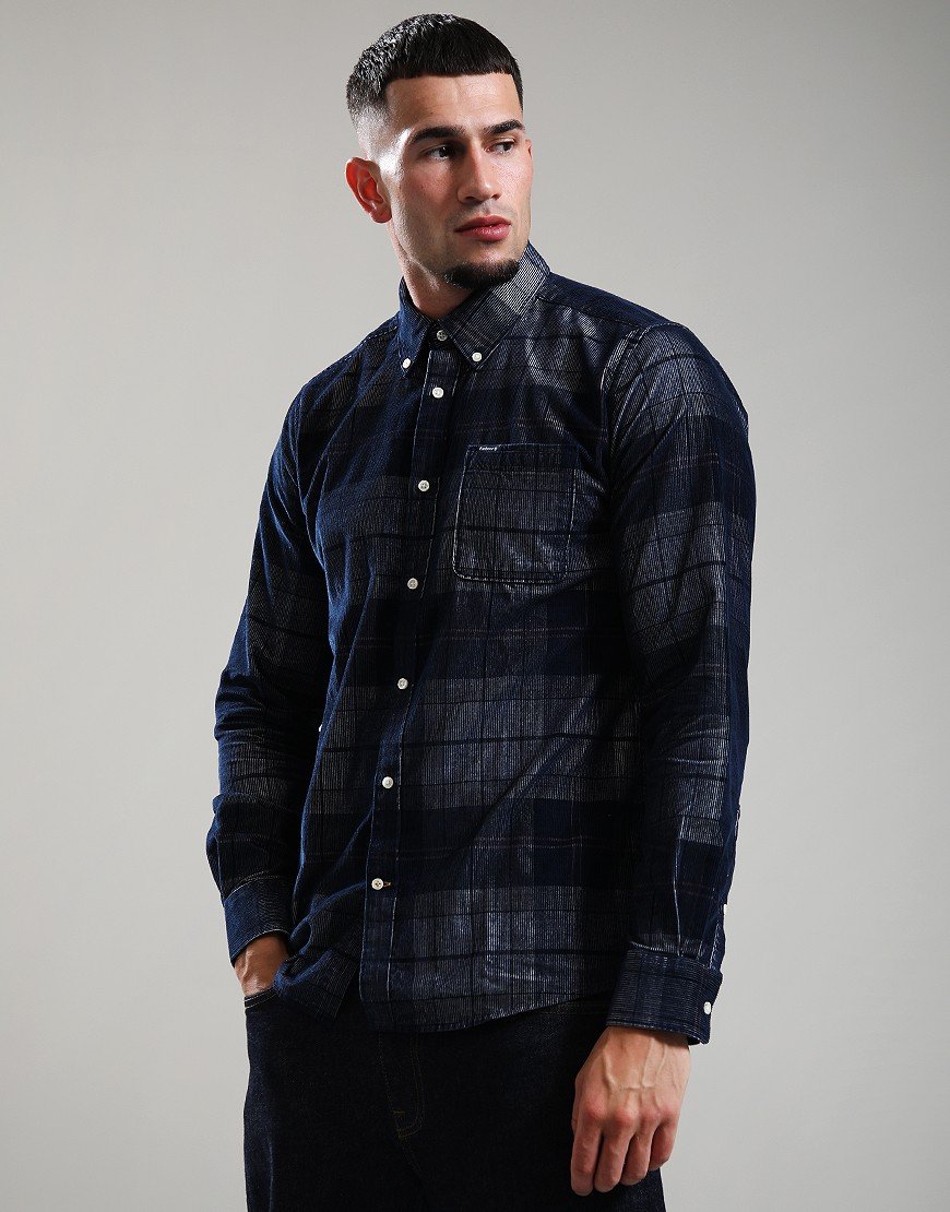Barbour Blair Tailored Fit Long Sleeve Shirt Riverstone