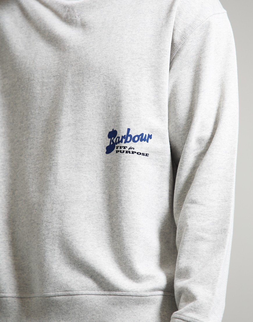 Barbour Blythe Crew Neck Sweat Neutral Marl