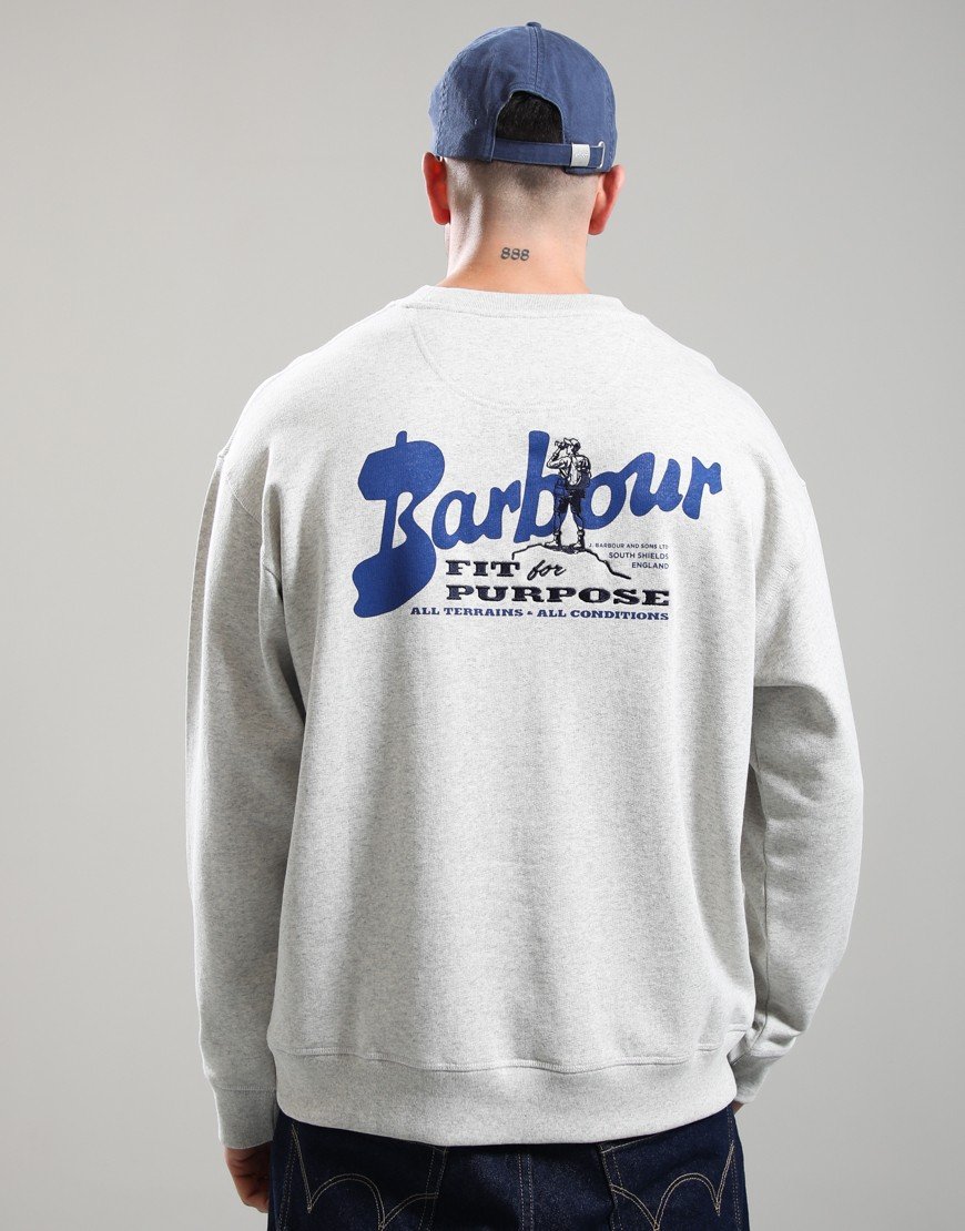 Barbour Blythe Crew Neck Sweat Neutral Marl