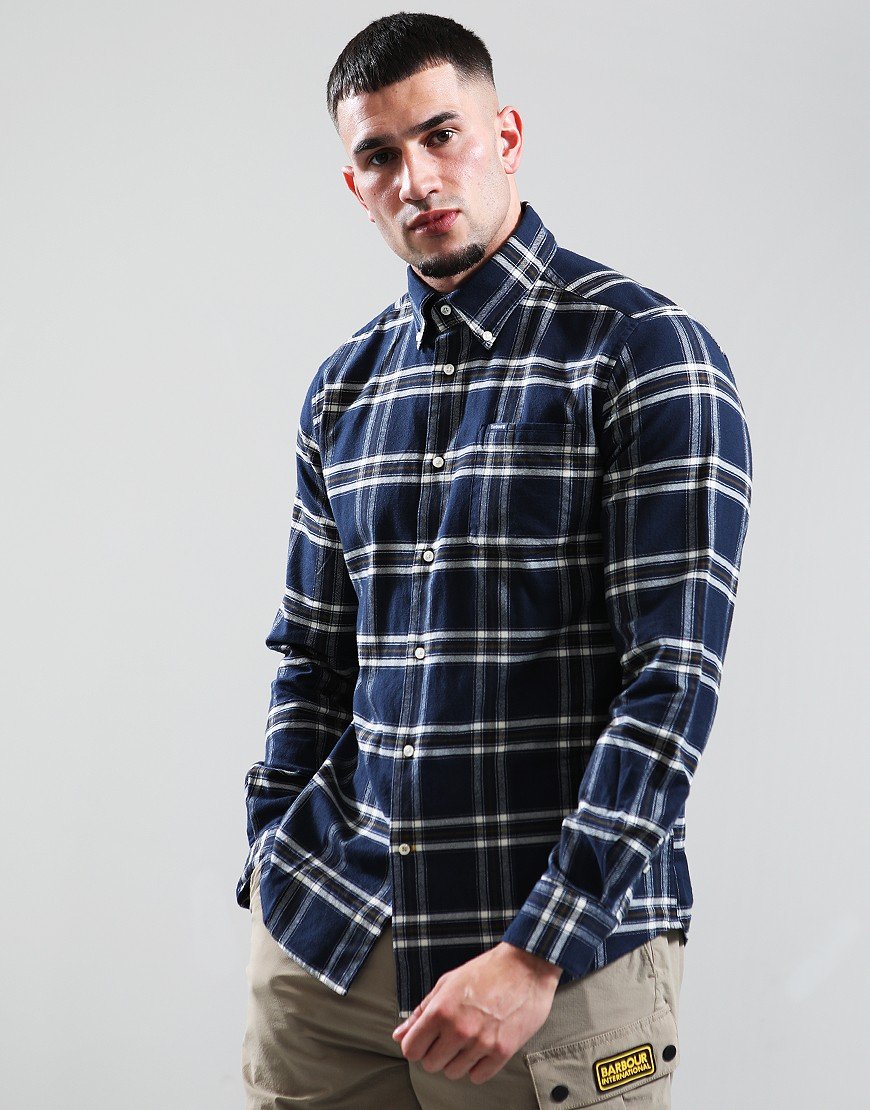 Barbour Bromley Long Sleeve Shirt Navy