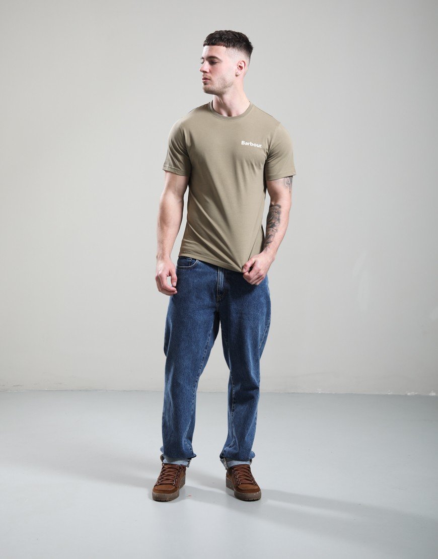 Barbour Camber Graphic T-Shirt Grey Olive