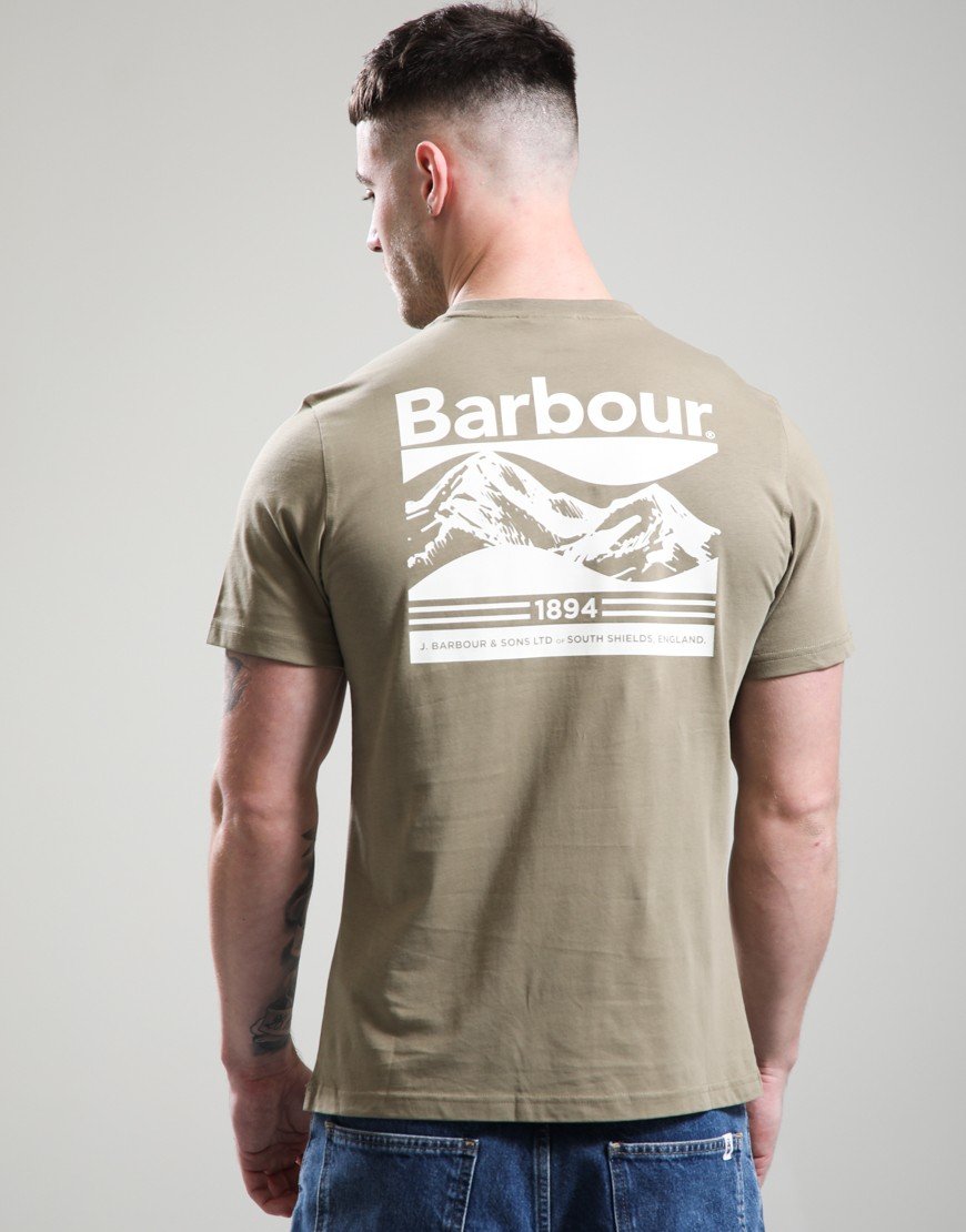 Barbour Camber Graphic T-Shirt Grey Olive