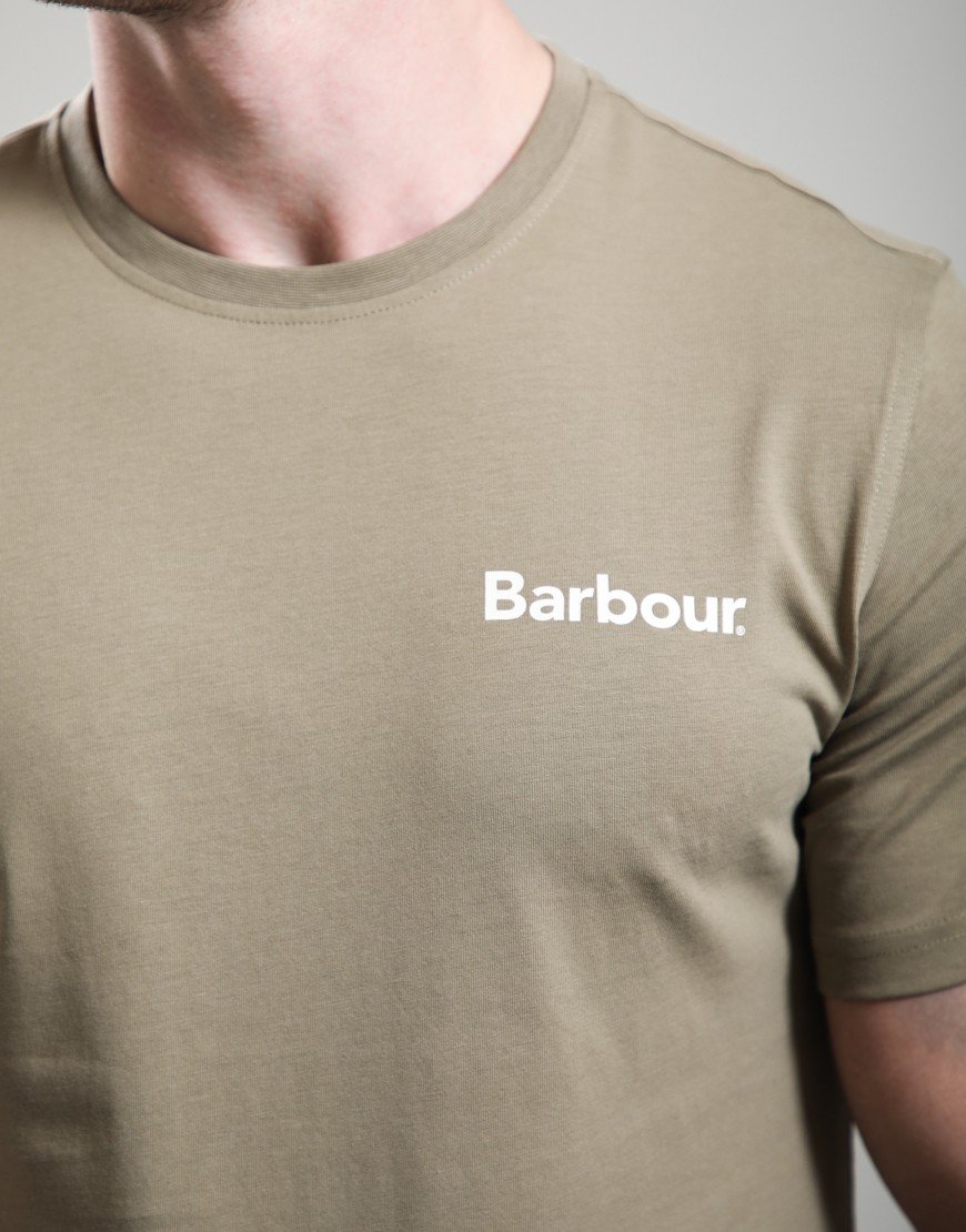 Barbour Camber Graphic T-Shirt Grey Olive
