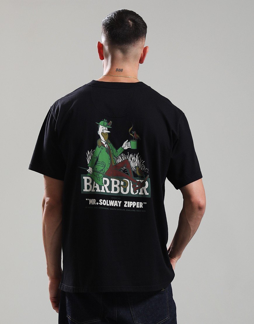 Barbour Campbell T-Shirt Black