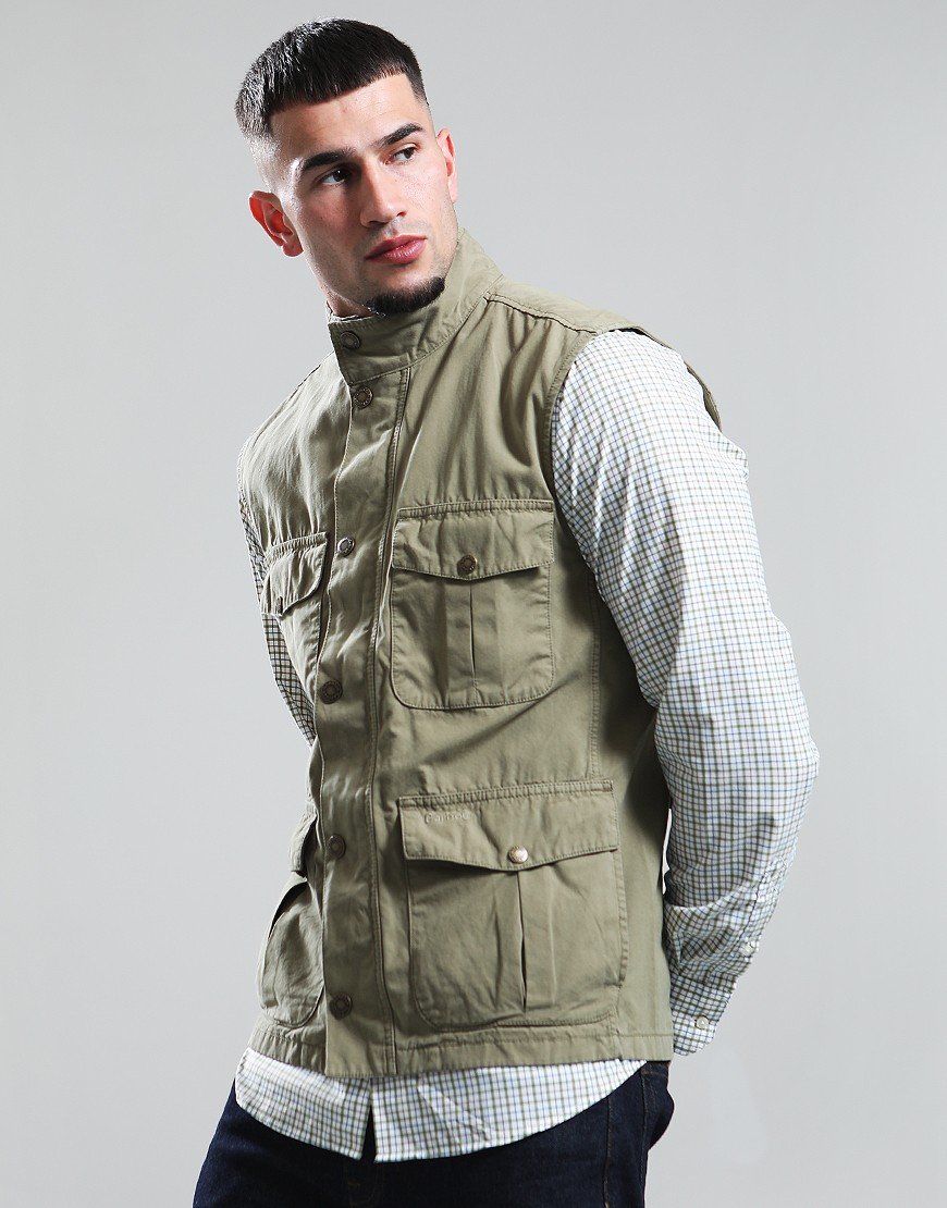 Barbour Casual Corbridge Gilet Bleached Olive
