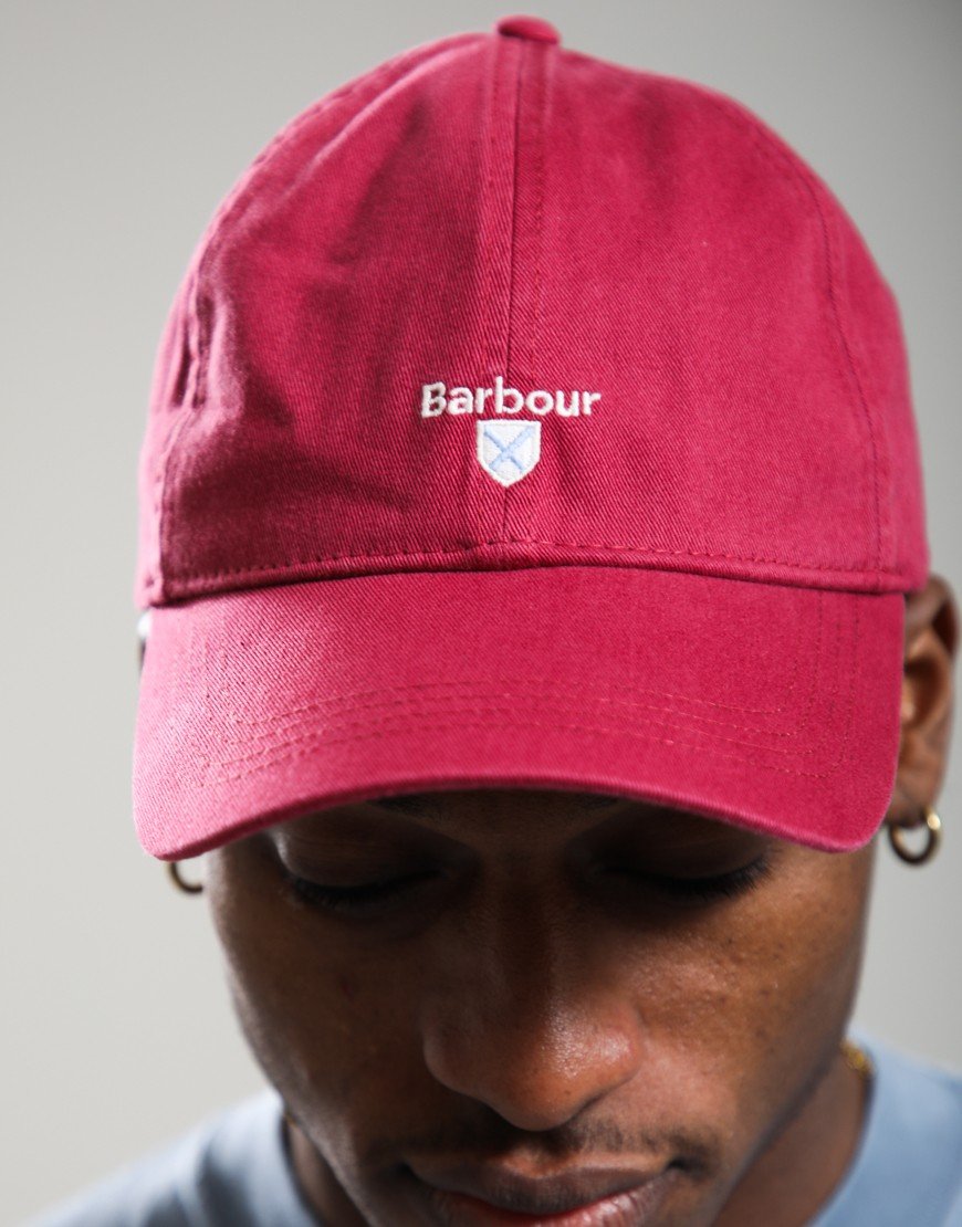 Barbour Cascade Cap Washed Raspberry