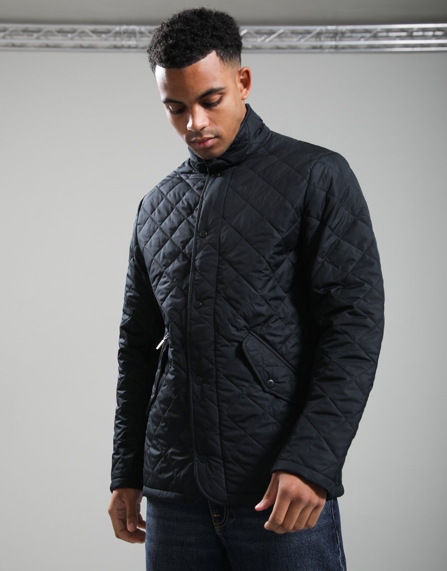 Barbour Chelsea Quilted Jacket   Navy