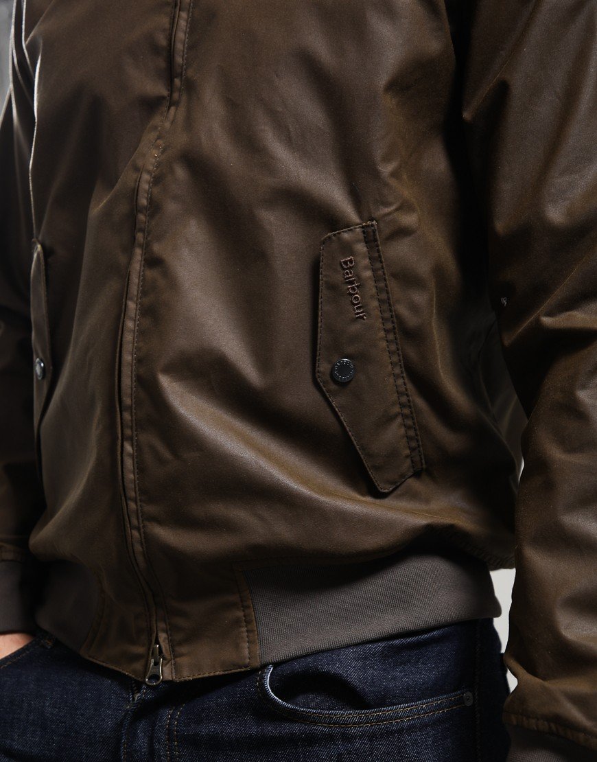 Barbour Chelsea Blouson Wax Jacket Brown