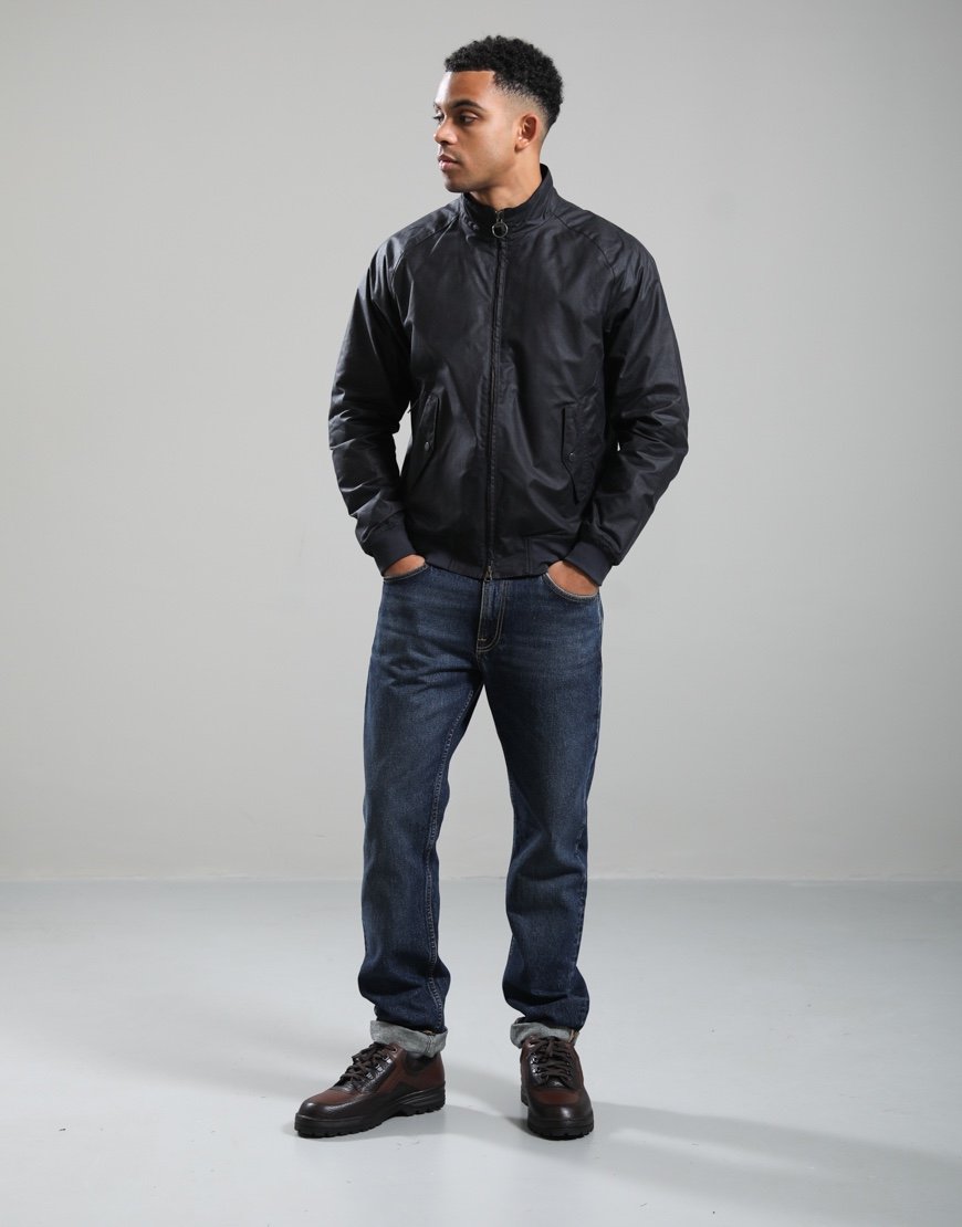 Barbour Chelsea Blouson Wax Jacket Navy