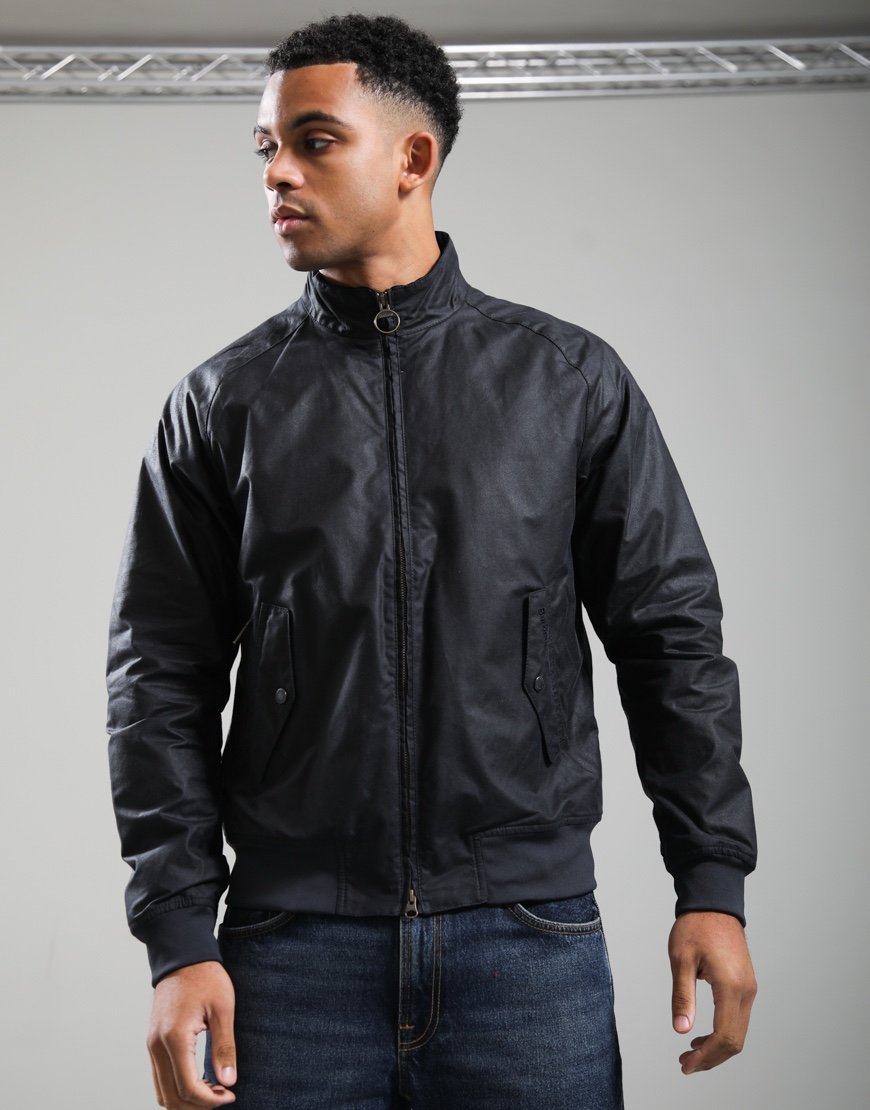 Barbour Chelsea Blouson Wax Jacket Navy