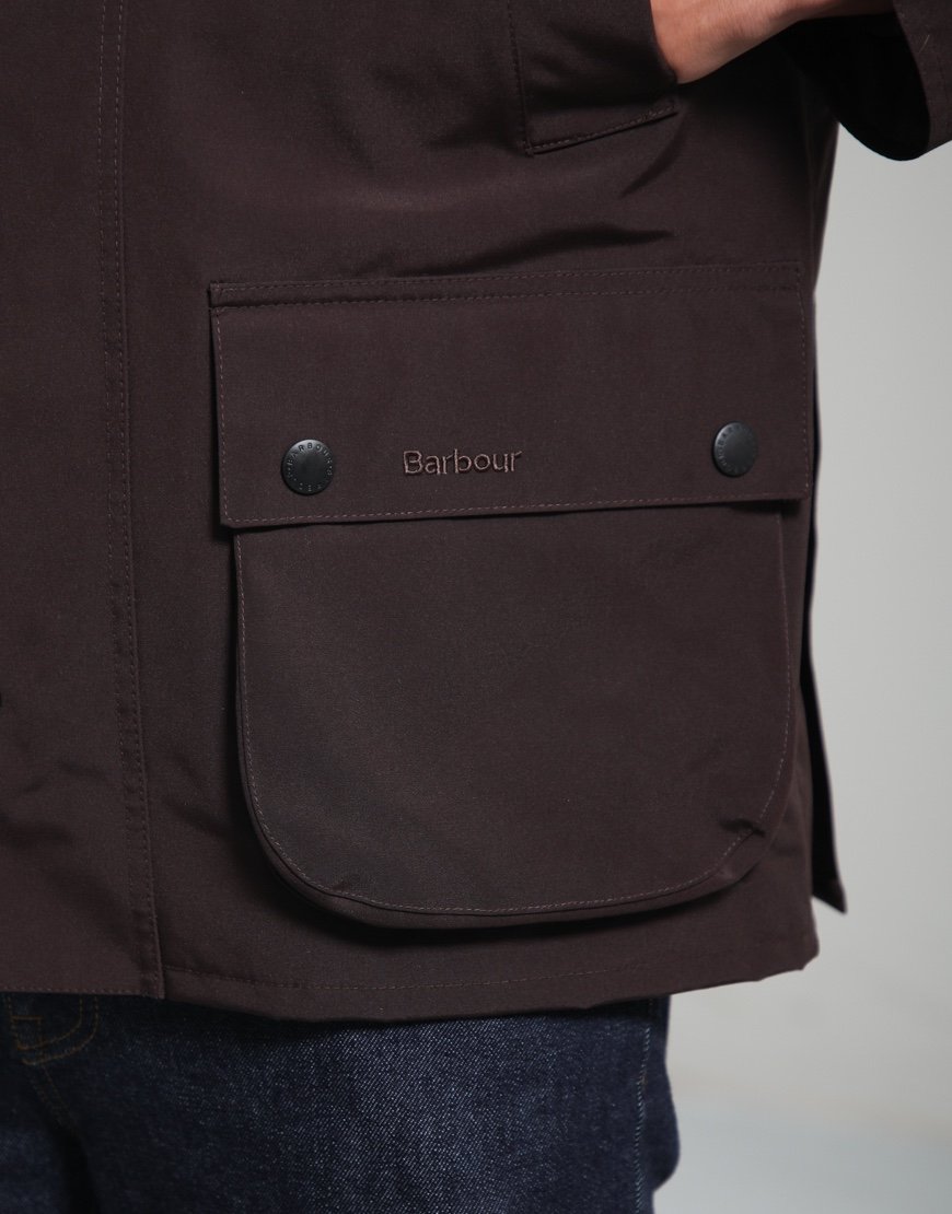 Barbour Classic Bedale Showerproof Jacket Dark Brown