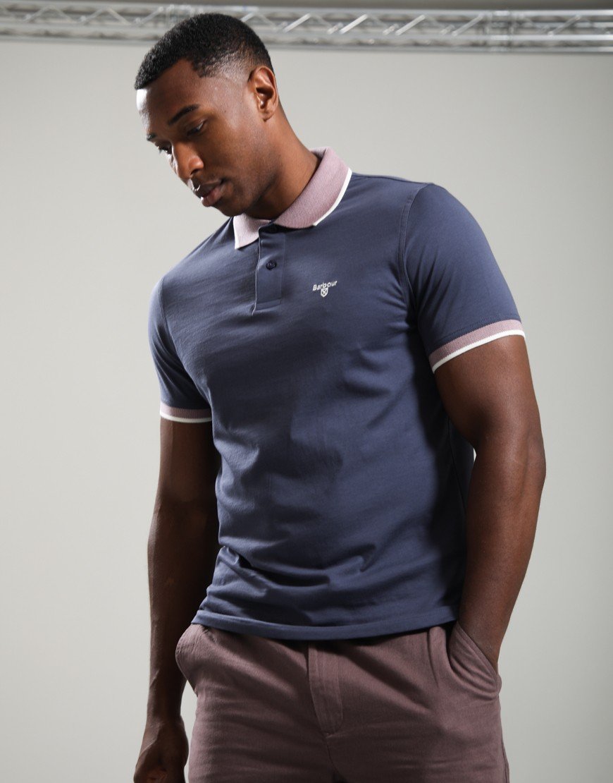 Barbour Cornsay Polo Shirt Washed Navy