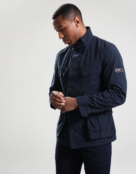 Barbour International Cotton Casual Duke Jacket Navy
